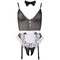 Рольовий костюм покоївки Cottelli Collection Maid Body 3 предмети, M