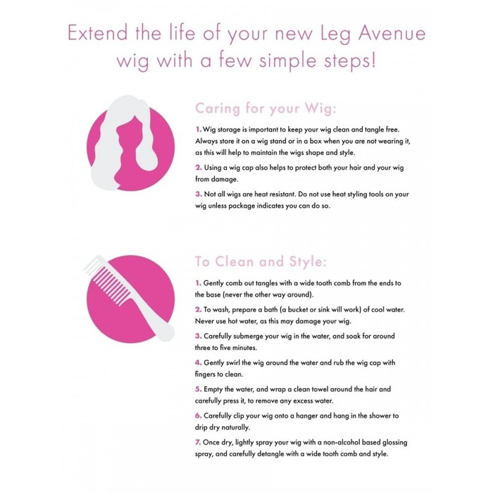 Парик каре Leg Avenue в стиле Ретро