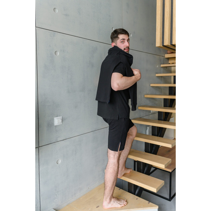 Комплект-трійка Світшот + Футболка приталена + Шорти