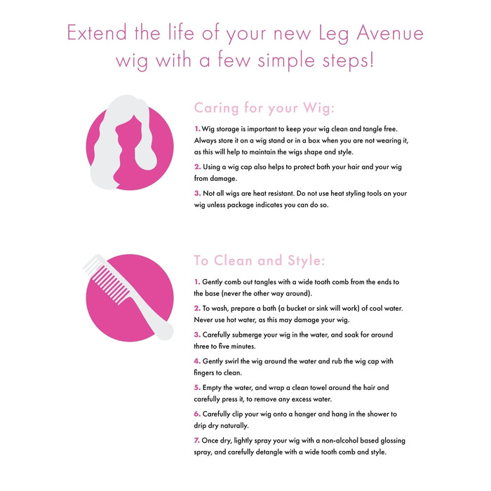 Жіночий чорно-сірий перука Leg Avenue 60см