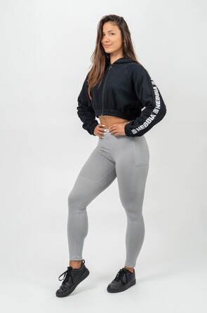 Легінси Nebbia High Waisted Leggings Leg Day Goals Grey 248 Light Grey