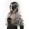 Перука довга хвиляста Fetish Hair балаяж сріблястий, 65 см