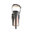 Босоножки Pleaser Sky-309TT, каблук 7 дюймов, двухцветные босоножки с ремешком на щиколотке, чёрный/розовое золото