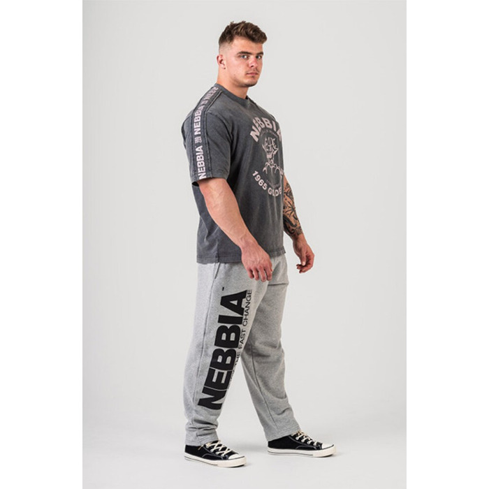 Штани Nebbia Iconic Sweatpants BEAST MODE-ON Light Grey 198
