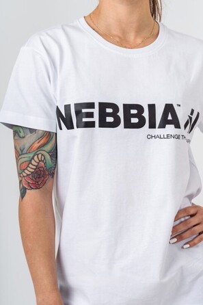 Футболка Nebbia T-shirt GYM ESSENTIALS White 380