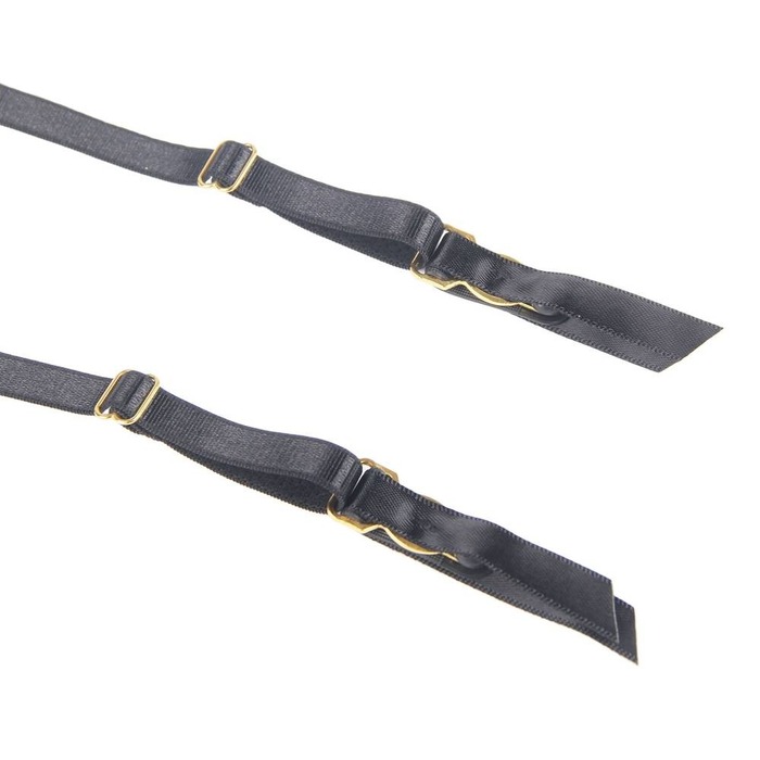 Кружевной набор Star Night трусики и пояс для чулков, черный