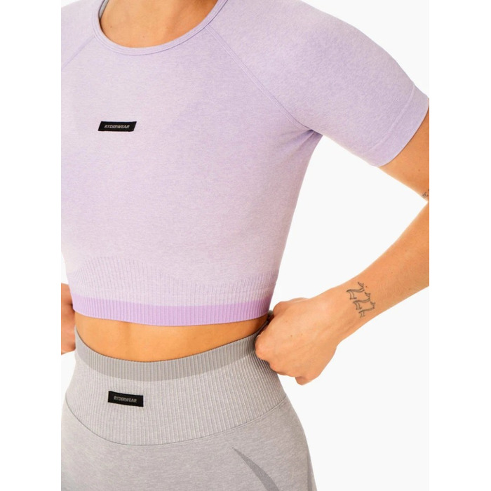 Топ Excel Seamless T-Shirt - Lavender Marl