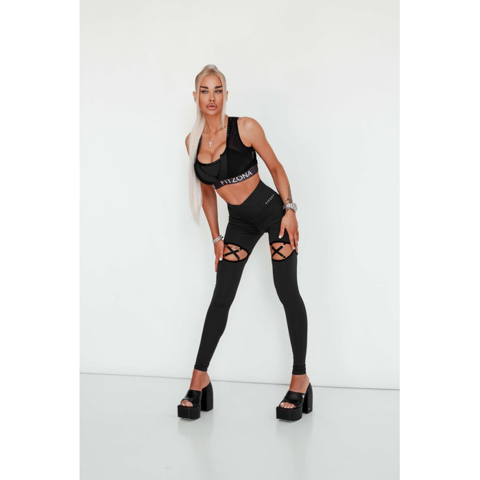Леггинсы Fitzona Legging Fitness Black CAL5460