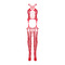 Комбінезон Obsessive Bodystocking G313 czerwony S/M/L