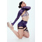 VEIL sleeves Violet mesh+ print_ фіолетова сітка з принтом
