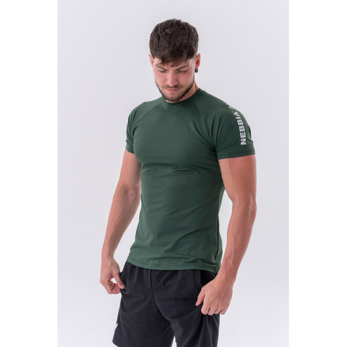 Футболка Sporty Fit T-shirt 'Essentials” Dark Green 326