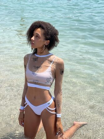 Купальник String-P & Рашгард (3 предмета)