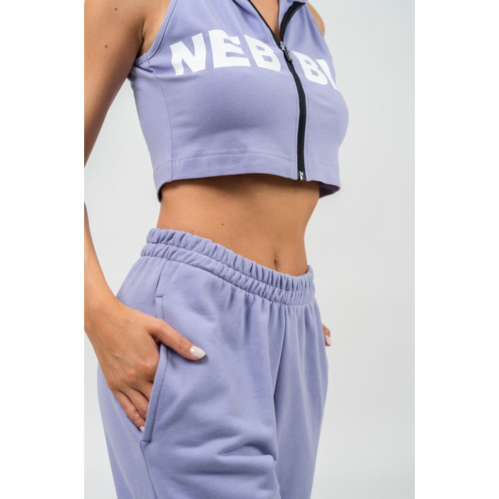Штани Nebbia Oversized Joggers With Pockets Gym Time Light Purple 281