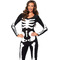 Костюм скелета, світитися у темряві Leg Avenue Womens Skeleton Bodysuit Halloween, розмір M