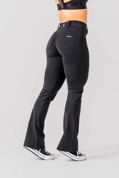 Штани Nebbia Bubble Butt Flared Pants 2.0 POWER LIFT Black 308