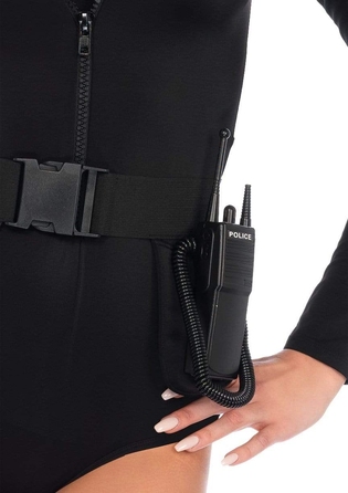 Костюм полицейской S Leg Avenue SWAT Babe, 5 предметов, черный