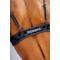 Топ Nebbia Medium Support Leopard Sports Bra PRIMAL Black Leopard 854