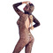 Комбінезон-маска з відкритим доступом NO:XQSE Catsuit Maske чорний, S-L