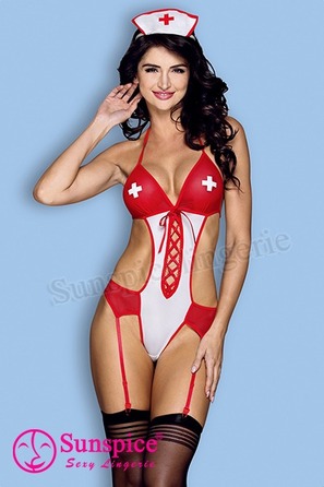 Панчохи класичні Sunspice із смужками, чорні, One Size