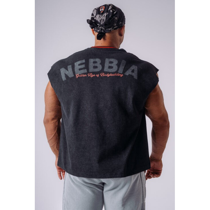 Безрукавка NEBBIA x Olympia Muscle Cover Tank Top Black 947