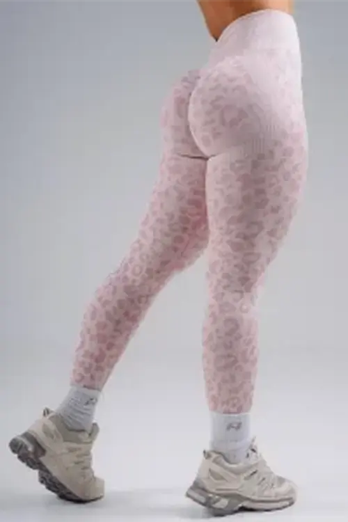 Легінси Nebbia Push-Up Compression Leopard Leggings PRIMAL Pink Leopard 849