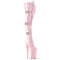 Boots Pleaser Beyond-3028, каблук 10 дюймов, высота 6 1/4 дюйма, высокие сапоги до бедра, шнуровка спереди, молния сбоку, нежно-розовый
