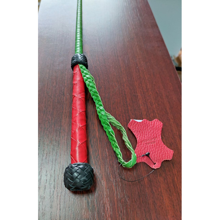 Стек троянда Kid Grain Leather Rose Crop With Calf Leather Rose шкіра