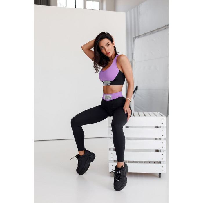 Топ High-Impact Padded Sports Bra SIGNATURE Lila 472 Lilac