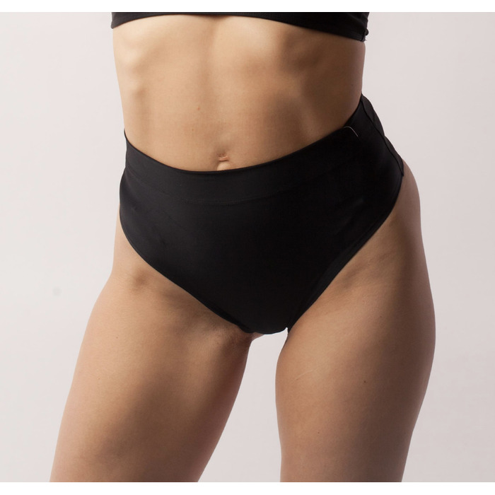 Костюм для пол денса с вставками Черний