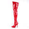 Boots Pleaser Seduce-3000, 5 дюймов, простые эластичные сапоги до бедра, красные