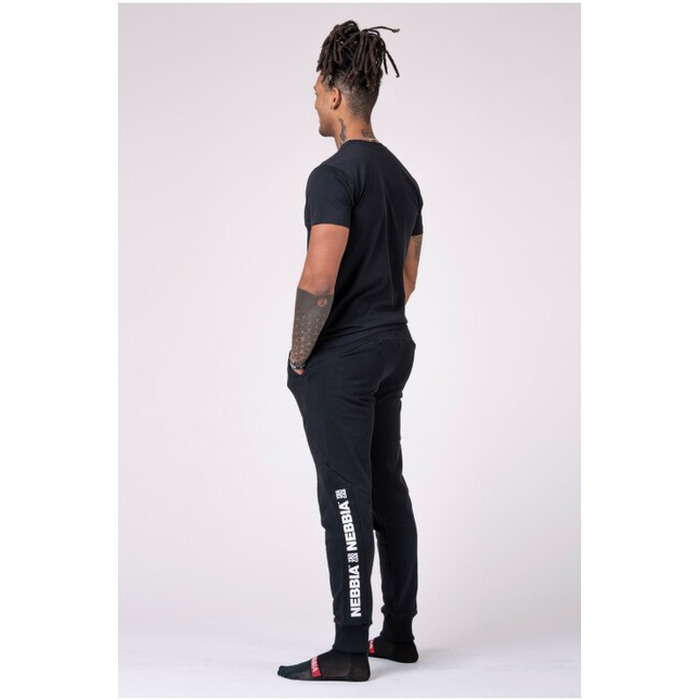 СПОРТИВНА ФУТБОЛКА NEBBIA MEN'S T-SHIRT BLACK 593
