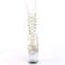 Чоботи Pleaser Adore-1020C-2 *7 дюймів на підборах, 2 3/4 дюйма з PF шнурівкою спереду, прозорі