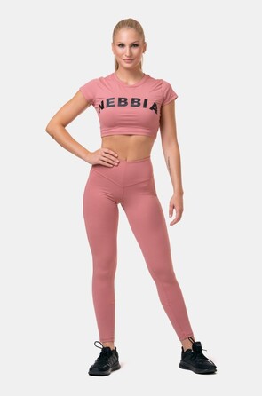 Легінси High Waist & Mesh Leggings 573 Old Rose Roze