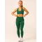 Топ Ryderwear Lift Rib Seamless Halter Sports Bra - Emerald