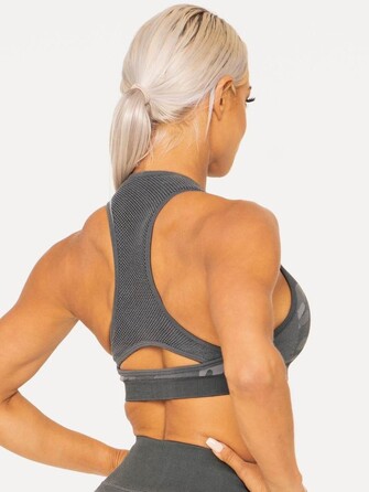 Топ Ryderwear Camo Seamless Sports Bra Charcoal