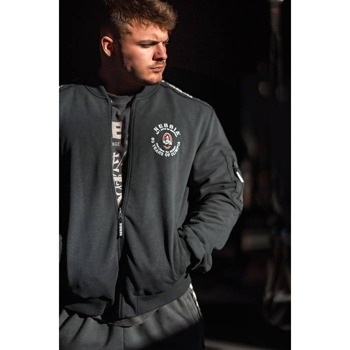 Бомбер Nebbia Washed Men's Bomber Jacket LEGEND Black 794