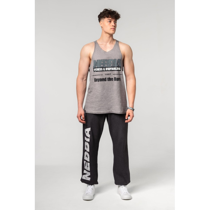 Штани Nebbia Washed-off Gym Sweatpants Baggy Style GYM BRO Black 373