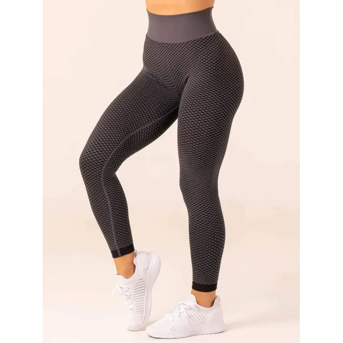 Леггинсы Ryderwear Honeycomb Scrunch Seamless Leggings - Charcoal