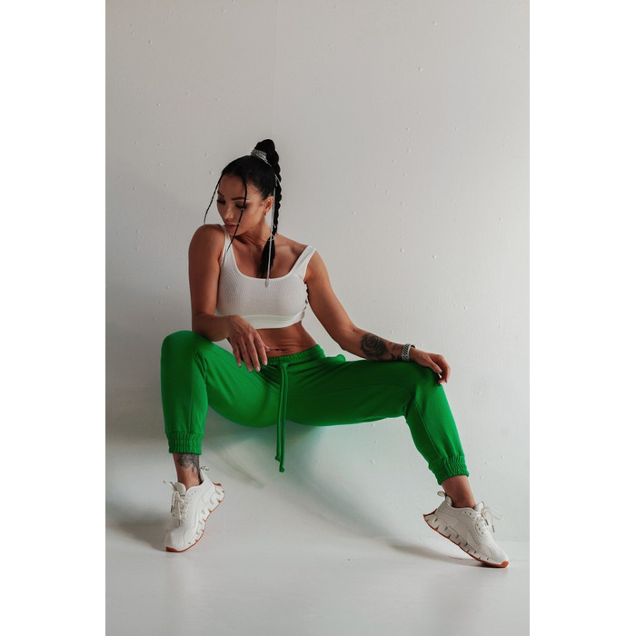 Топ спортивный Fitzona Victory белый эластичный