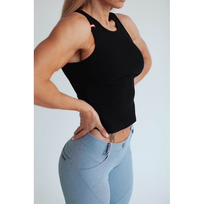 Майка SPORTS NEBBIA LABELS CROP TOP 516 BLACK