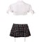 Костюм Школярки в клітинку Cottelli Collection Schoolgirl 4 предмети, M