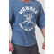 Футболка Nebbia Washed Rag Top GOLDEN AGE Blue 788