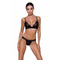 Комплект білизни в сіточку GLAMISS SET black S/M - Passion