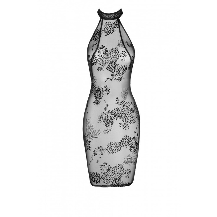 Платье сексуальное полупрозрачное M F240 Noir Handmade, черное