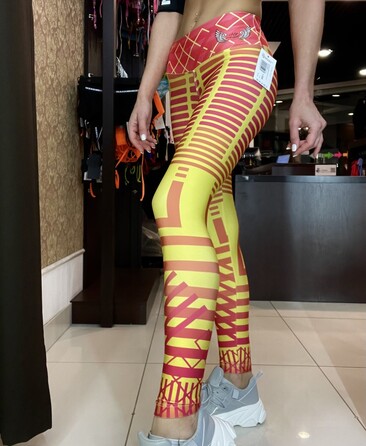 Легінси MyAngel With Honeycomb Print Yellow