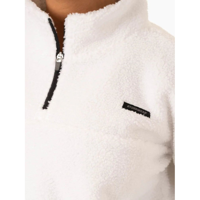 Толстовка Off Duty Teddy Half Zip - White