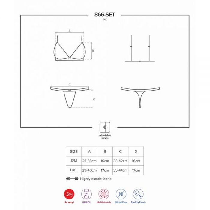 Комплект 866-SET-1 set 2-pcs S/M