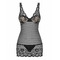 Сорочка еротична з мереживом Obsessive Сhemise 853-CHE-1 біла, L/XL