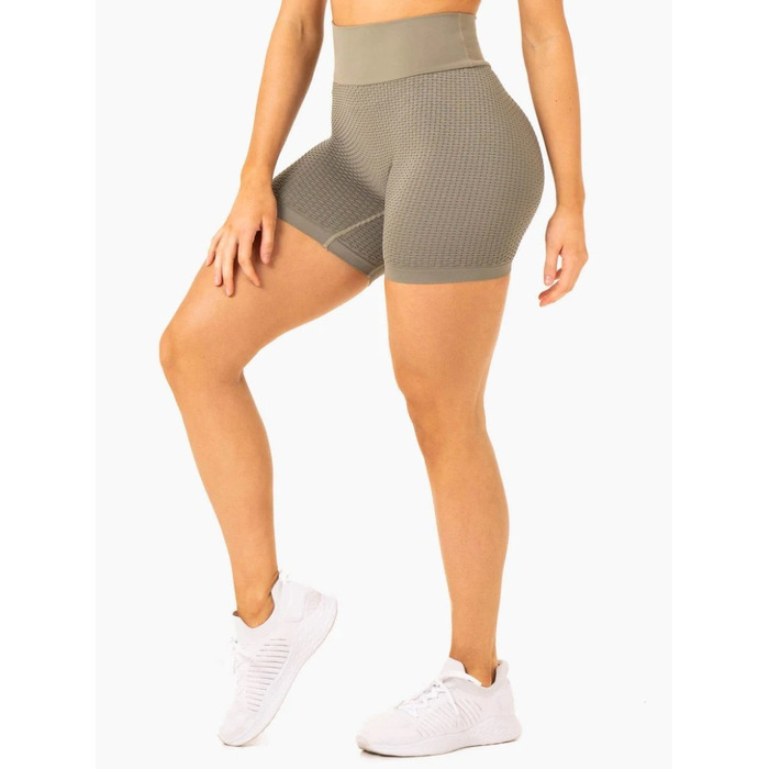 Шорты Honeycomb Scrunch Seamless Shorts - Khaki
