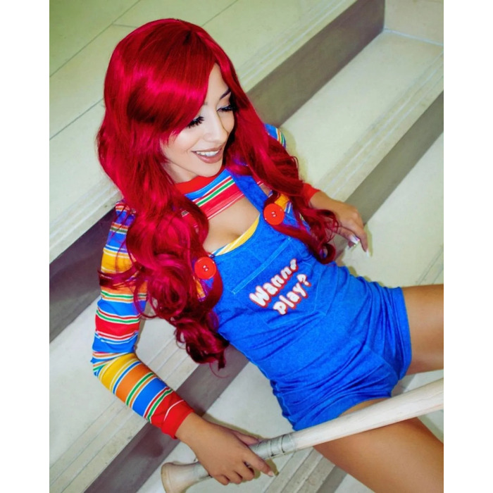 Перука довга червона Leg Avenue Long Wavy Wig, 68.5 см